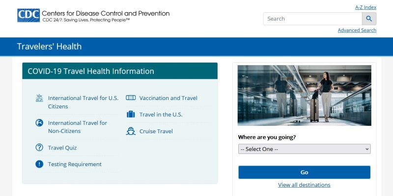 CDC Travel Health